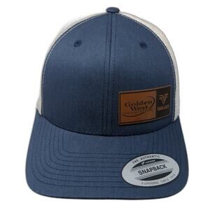 Golden West Irrigation Valley Trucker Hat Blue OS Mesh Back Classics Yupoong